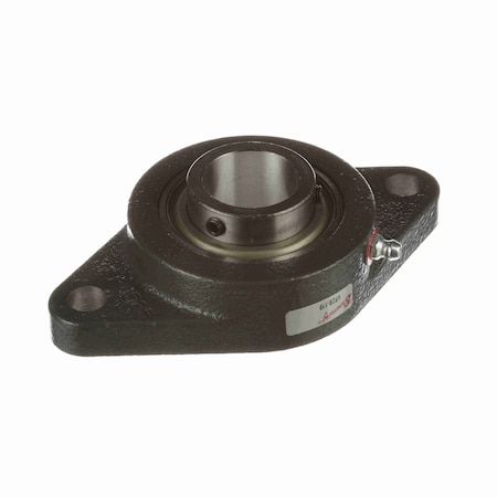 Browning Mounted Cast Iron Two Bolt Flange Ball Bearing - 52100 Bearing Steel - Setscrew Lock VF2S-119